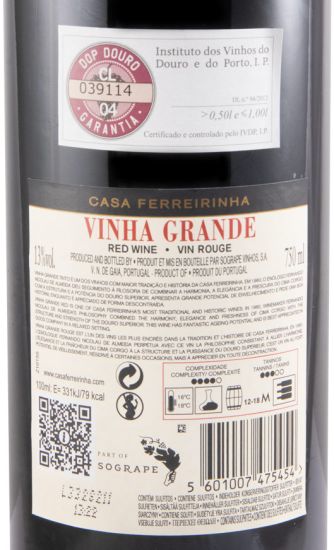 2021 Casa Ferreirinha Vinha Grande red