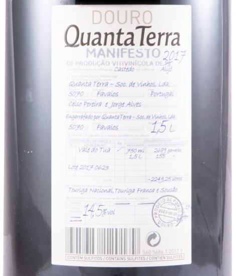 2017 Quanta Terra Manifesto tinto 1,5L