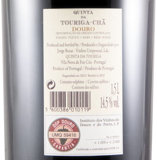 2020 Quinta da Touriga-Chã tinto 1,5L