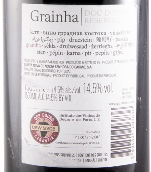 2021 Quinta Nova Grainha Reserva tinto 1,5L
