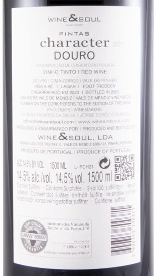 2021 Pintas Character tinto 1,5L