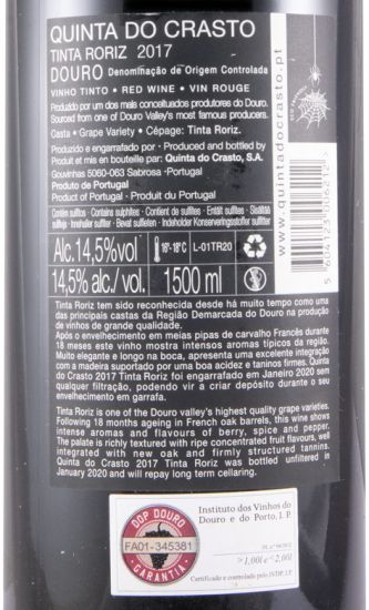 2017 Quinta do Crasto Tinta Roriz red 1.5L