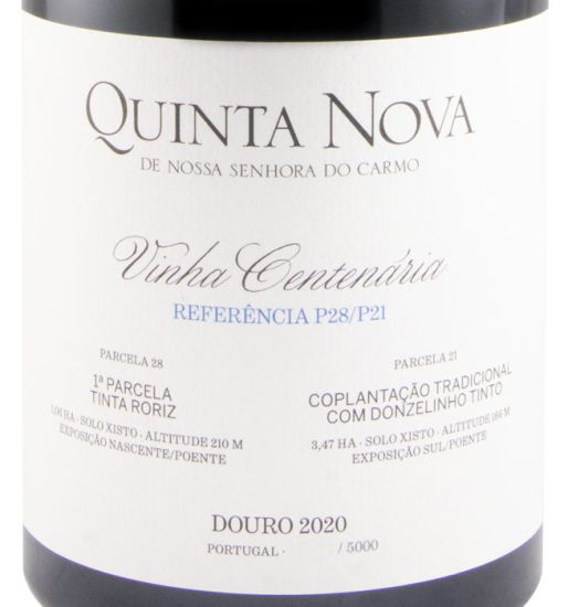 2020 Quinta Nova Vinha Centenária Referência P28/P21 red
