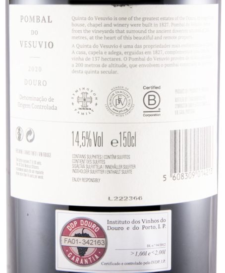2020 Pombal do Vesuvio tinto 1,5L