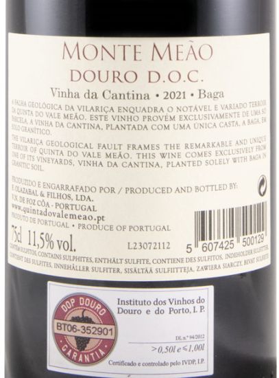 2021 Monte Meão Vinha da Cantina Baga red