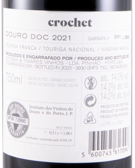 2021 Esteban & Tavares Crochet tinto