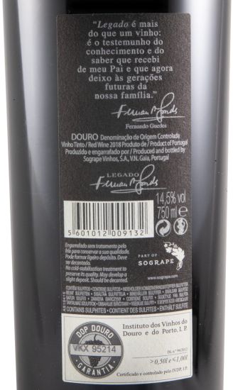 2018 Legado tinto