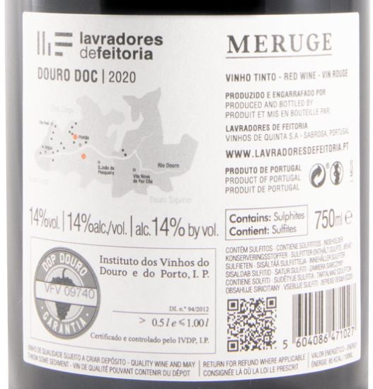 2020 Lavradores de Feitoria Meruge red