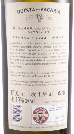 2022 Quinta da Vacaria Viosinho Reserva white 1.5L
