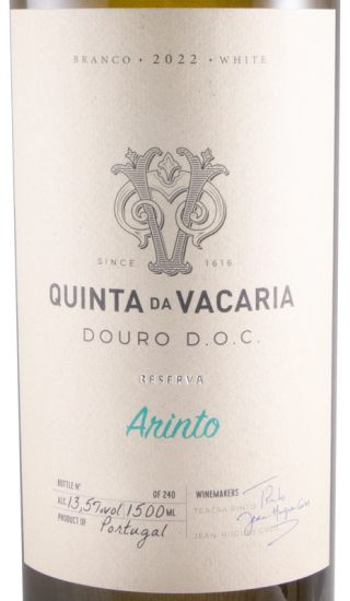 2022 Quinta da Vacaria Arinto Reserva white 1.5L