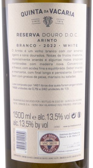 2022 Quinta da Vacaria Arinto Reserva white 1.5L