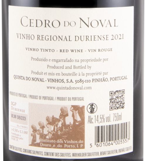 2021 Cedro do Noval red