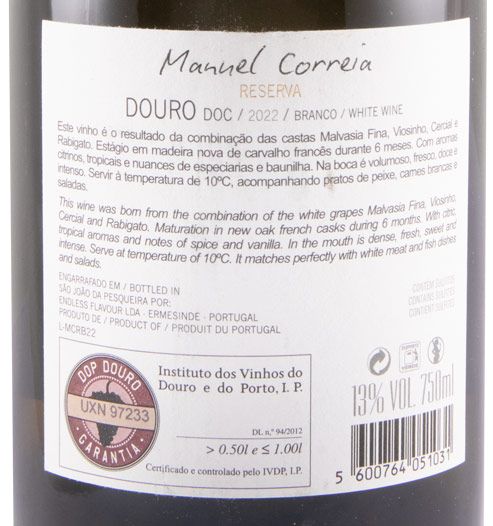 2022 Manuel Correia Reserva branco