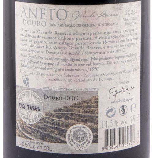 2006 Aneto Grande Reserva red