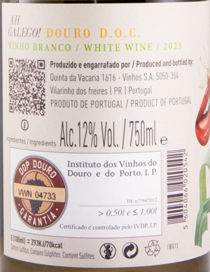 2023 Quinta da Vacaria Ah Galego! branco
