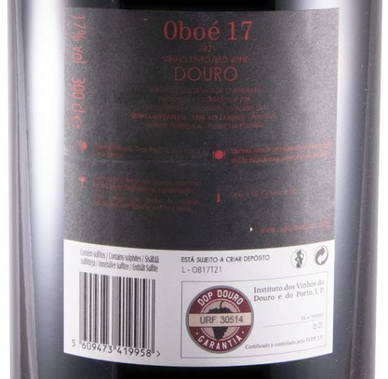 2021 Oboé 17 tinto 3L