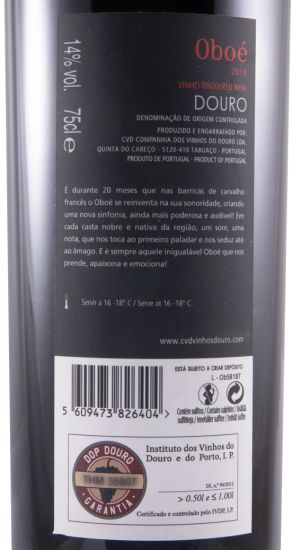 2018 Oboé Som de Barrica red