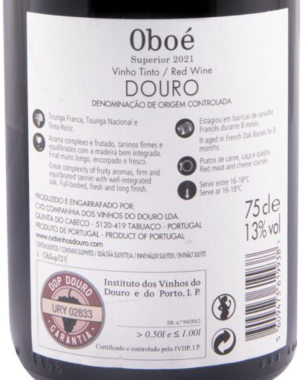 2021 Oboé Superior red