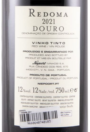 2021 Niepoort Redoma red