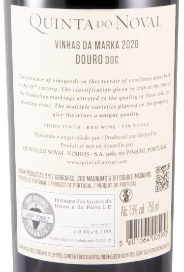 2020 Quinta do Noval Vinhas da Marka red