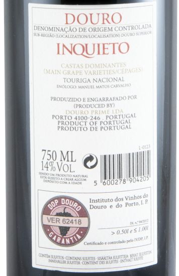 2018 Inquieto Touriga Nacional tinto