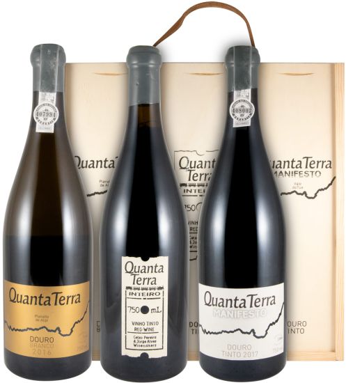 Conjunto Quanta Terra: 2013 Inteiro & 2017 Manifesto & 2016 Gold tinto (3x75cl)