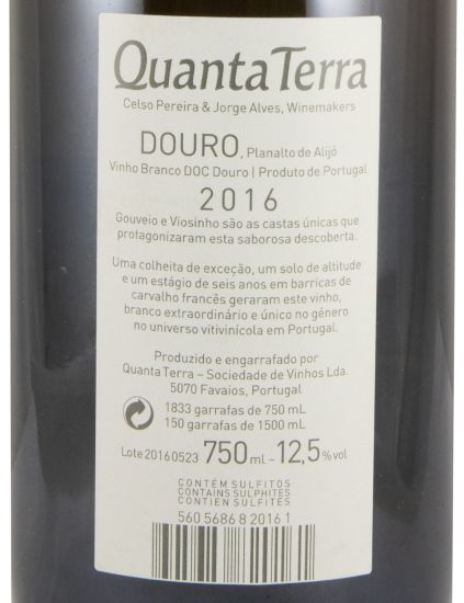 Conjunto Quanta Terra: 2013 Inteiro & 2017 Manifesto & 2016 Gold tinto (3x75cl)
