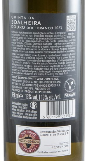 2023 Borges Quinta da Soalheira branco