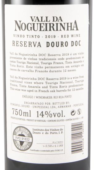 2019 Vall da Nogueirinha Reserva red