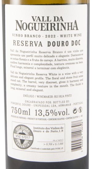 2022 Vall da Nogueirinha Reserva white
