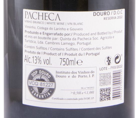 2022 Pacheca Reserva white