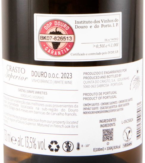 2023 Crasto Superior white