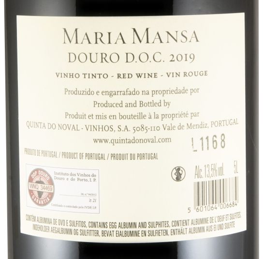 2019 Quinta do Noval Maria Mansa tinto 5L