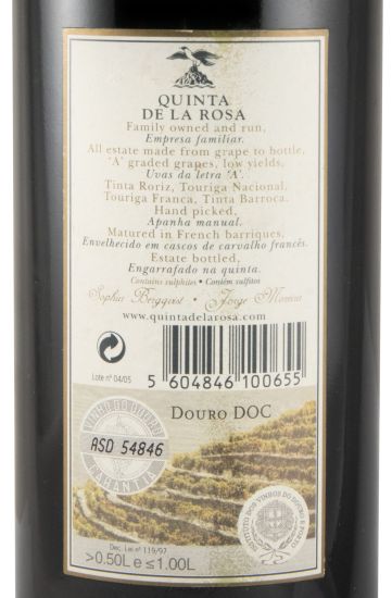 2003 Quinta de La Rosa Reserva red