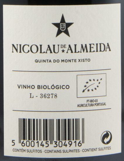 2021 Quinta do Monte Xisto biológico tinto