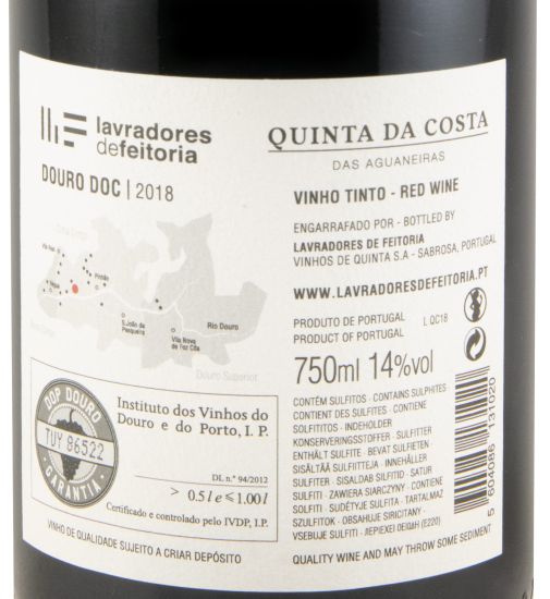 2018 Lavradores de Feitoria Quinta da Costa das Aguaneiras tinto