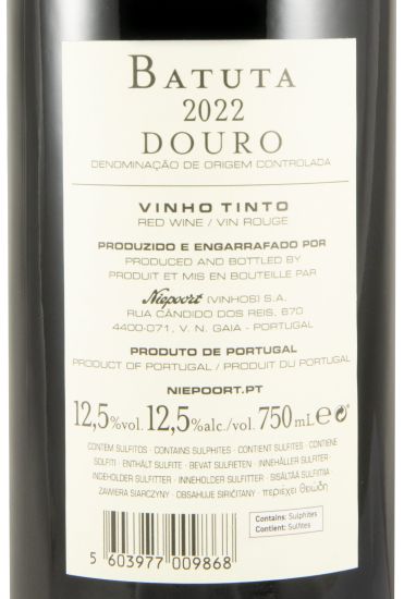 2022 Niepoort Batuta tinto