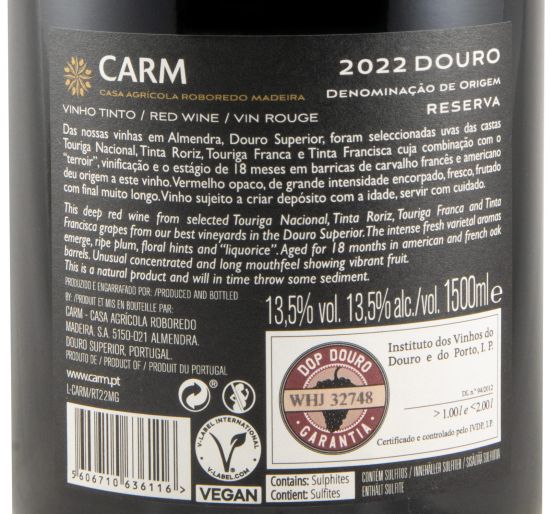 2022 CARM Reserva red 1.5L