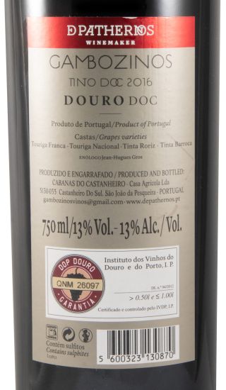 2016 Gambozinos red