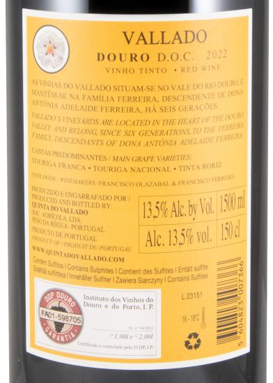 2022 Vallado red 1.5L (damaged label)