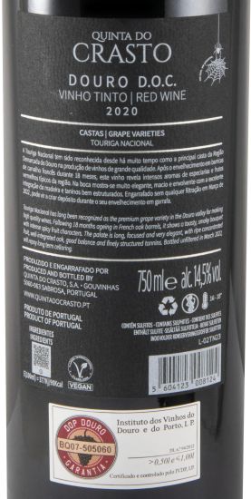 2020 Quinta do Crasto Touriga Nacional red