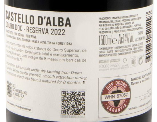 2022 Castello D'Alba Reserva tinto 1,5L