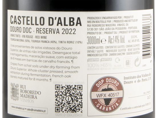 2022 Castello D'Alba Reserva tinto 3L