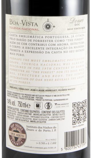 2020 Boa-Vista Touriga Nacional tinto