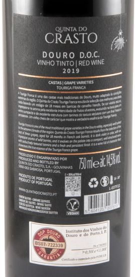 2019 Quinta do Crasto Touriga Franca red