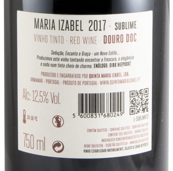 2017 Maria Izabel Sublime by Dirk Niepoort tinto
