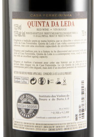 2021 Casa Ferreirinha Quinta da Leda tinto
