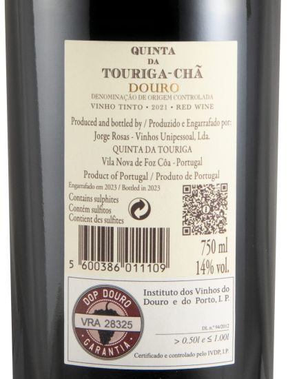 2021 Quinta da Touriga-Chã tinto