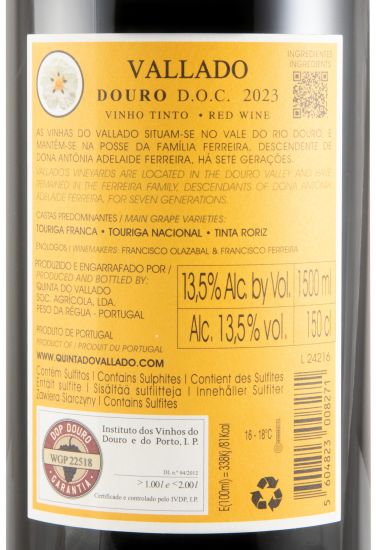 2023 Vallado tinto 1,5L
