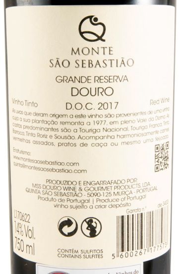 2017 Monte São Sebastião Grande Reserva red